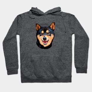 Shiba Inu black and tan dog Hoodie